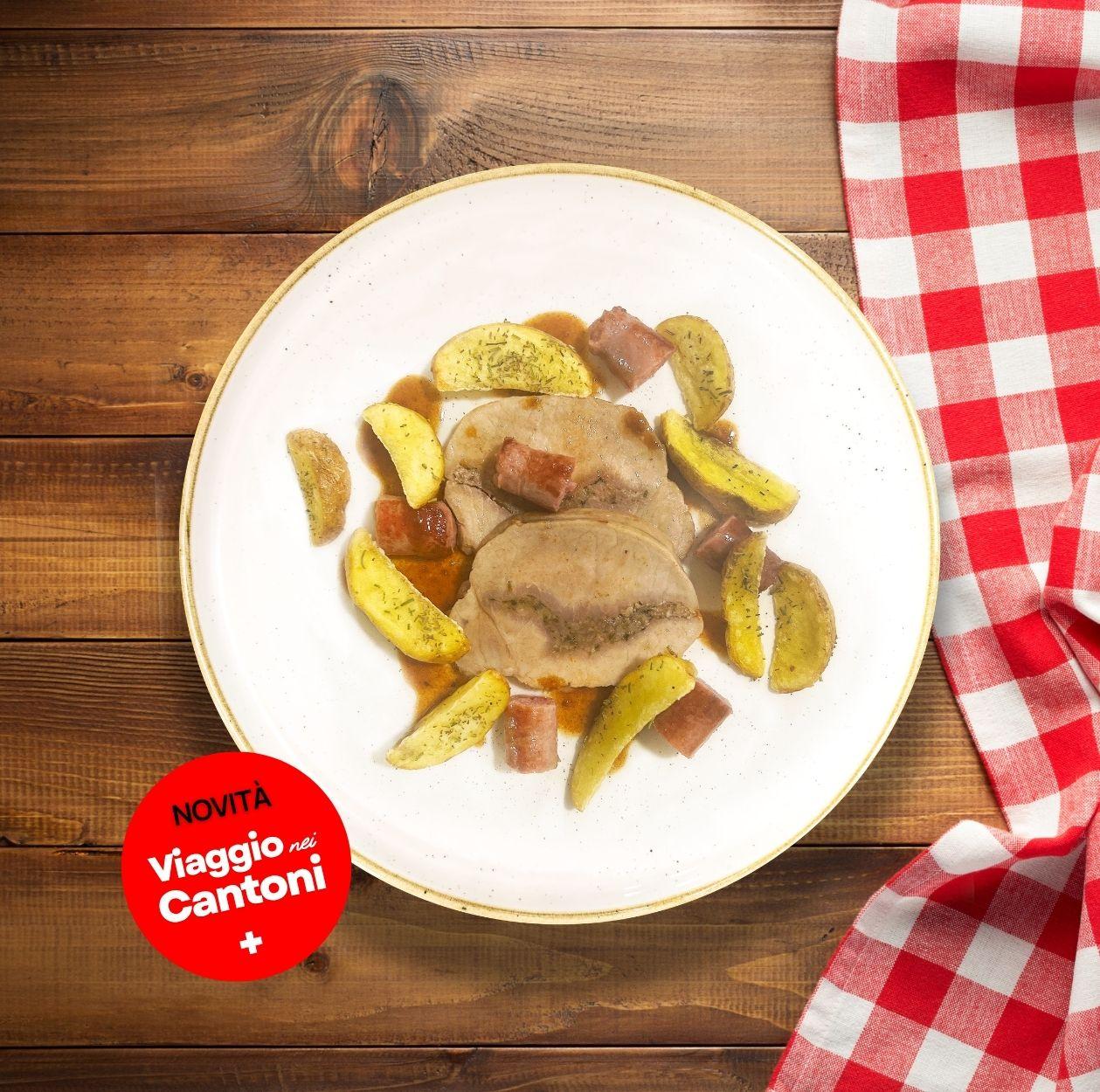 Röti Neuchatelois con patate al rosmarino